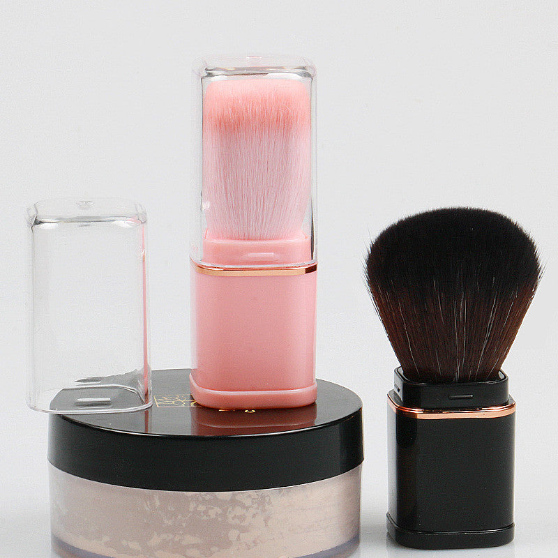 Portable Retractable Powder Blusher Brush – Soft, Compact, and Travel-Ready