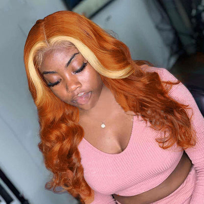 4X4 Human Hair Wig with Highlights 613 - Versatile & Stylish for Every Occasion