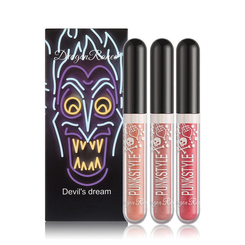 Halloween Diamond Lip Gloss Set - Dazzling Shades for Spooky Glam