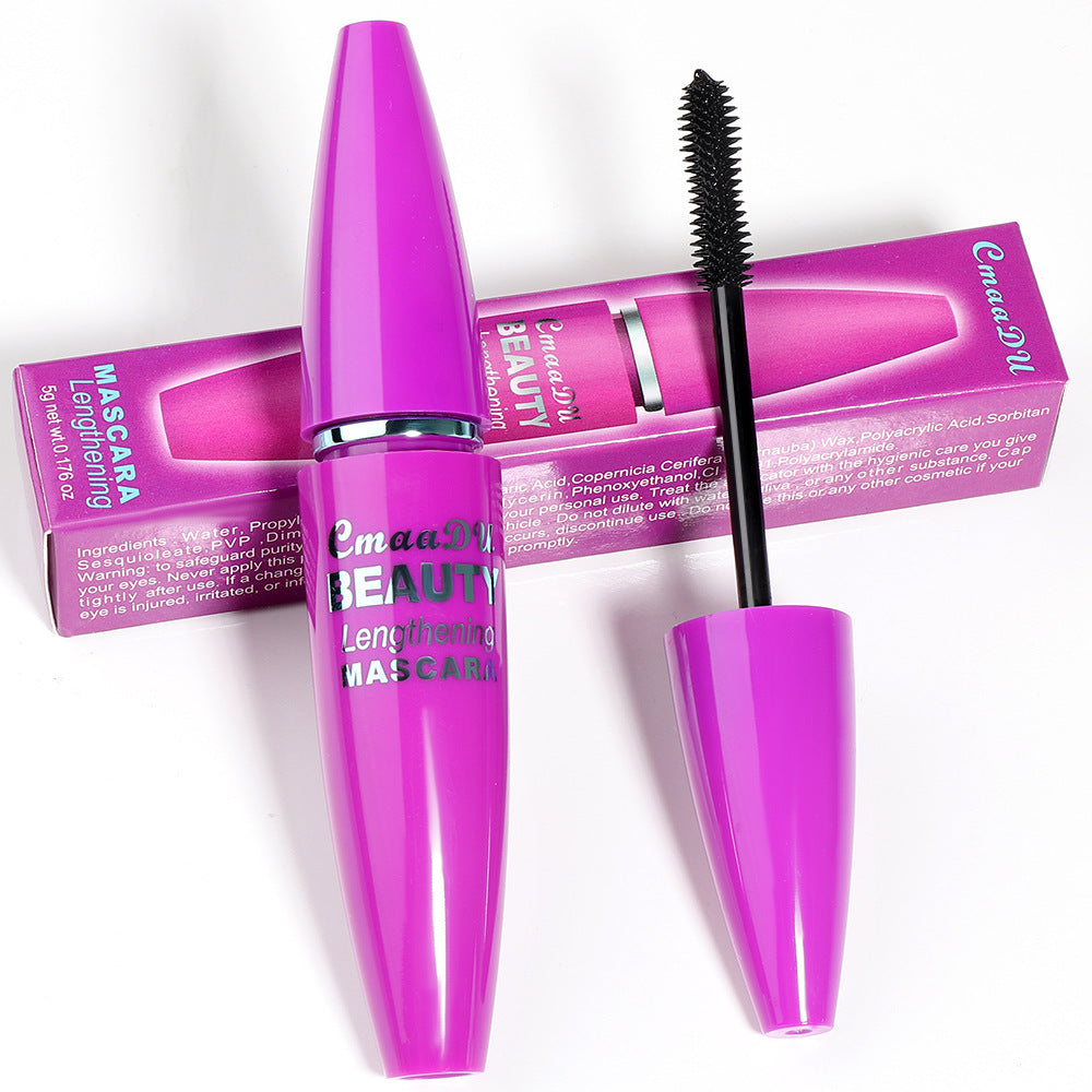 4D Thick Waterproof Mascara - Long Lasting Lengthening Black