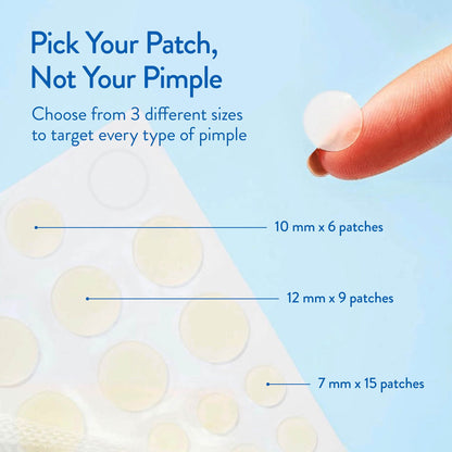 Acne Spot Dots, Hydrocolloid Pimple Patches, 30 Ct