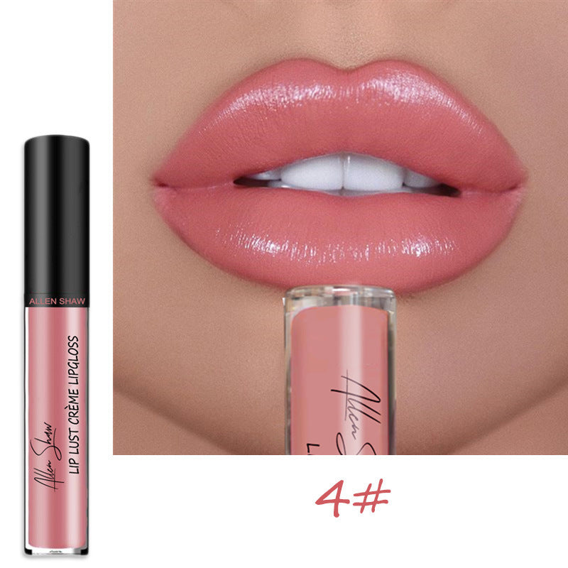 Allen Shaw Cream Lip Glaze - Luxurious Matte Velvet Liquid Lipstick