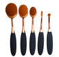 Oval Makeup Brush – Toothbrush-Shaped Design for Flawless Application