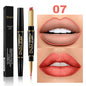 Double-Ended Non-Stick Lipstick – 2-in-1 Lip Liner & Lipstick with Long-Lasting Color