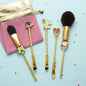 Alice Makeup Brush Set – Elegant Rose Gold & Gold for Flawless Application