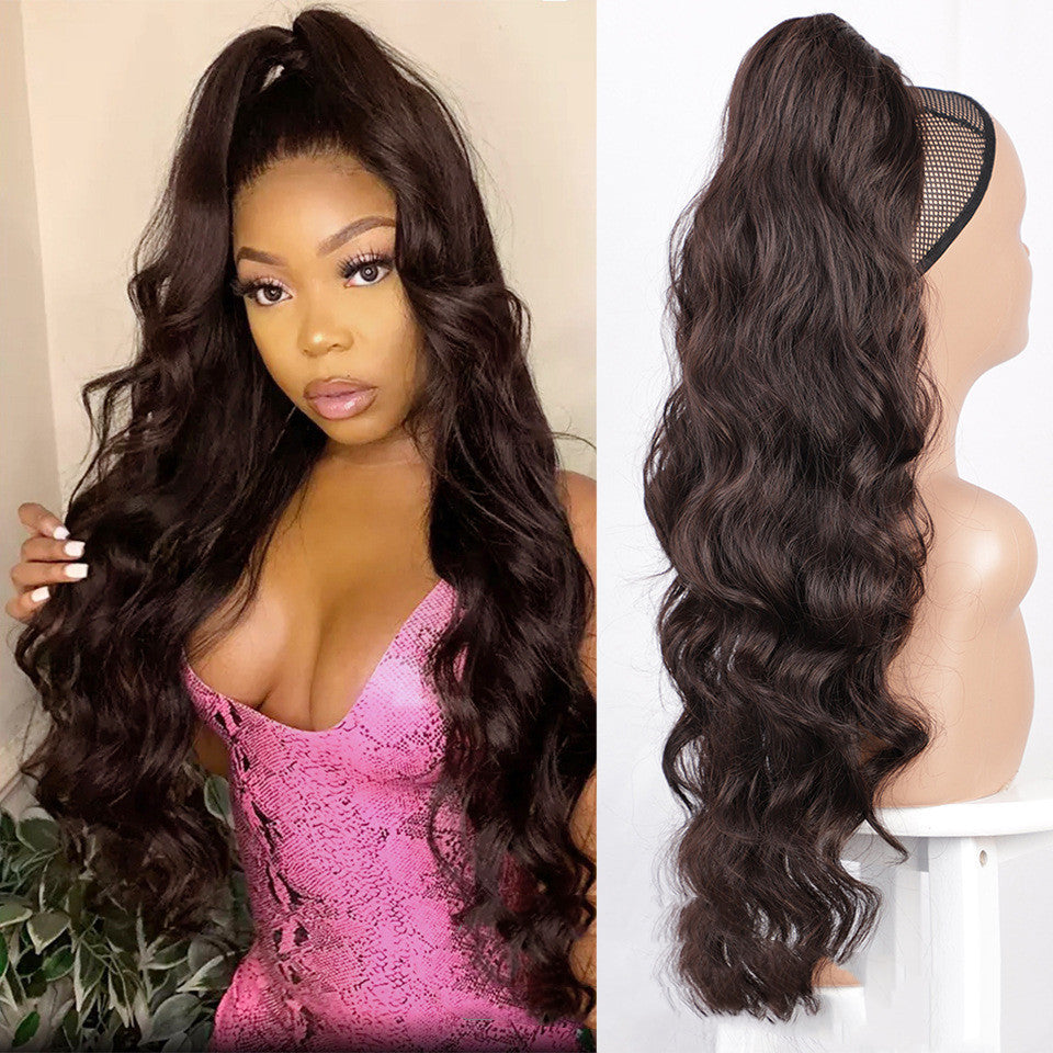 Big Wave Drawstring Ponytail Wig - High Temperature Silk Fiber