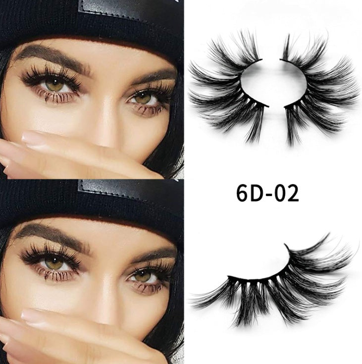 Nethong 25mm 6D Mink False Eyelashes – Dramatic Volume & Bold Style