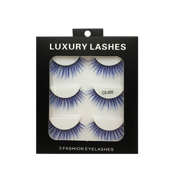 Natural 3D Thick False Eyelashes – High-Grade, Full & Voluminous Look