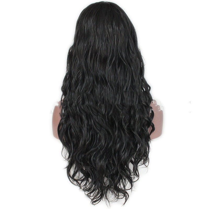 24-Inch Front Lace Synthetic Long Curly Hair Wig