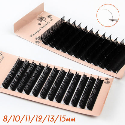 Single Dense Row Grafting Eyelashes - Handmade with Imported Fiber