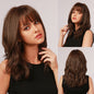 Air Bangs Tail Curl Scottish Curls Wig – Elegant Japanese Silk for a Chic Look