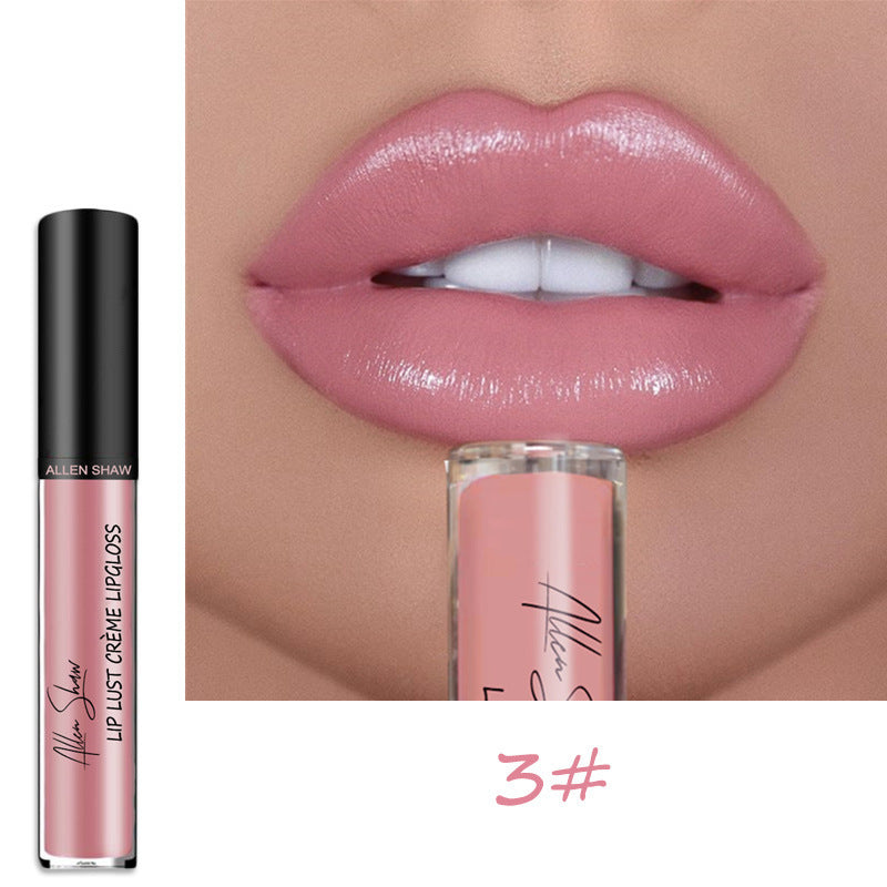 Allen Shaw Cream Lip Glaze - Luxurious Matte Velvet Liquid Lipstick