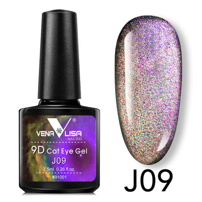 Venalisa 9D Cat Eye Gel Varnish - Chameleon Magnetic Nail Polish (5ml)