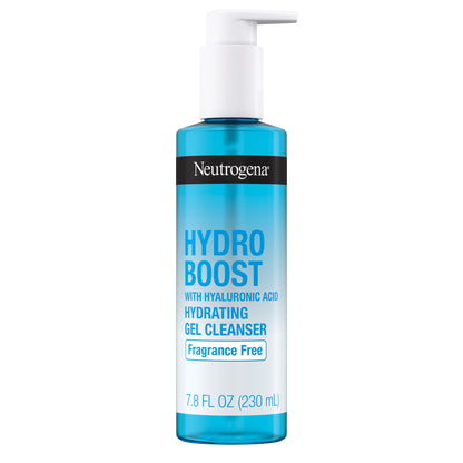 Hydro Boost Hyaluronic Acid Gel Facial Cleanser and Face Wash, Fragrance-Free, 7.8 Oz