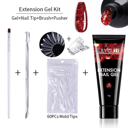 15ml Nail Extension Gel Kit – Create Stunning Salon-Quality Nails at Home