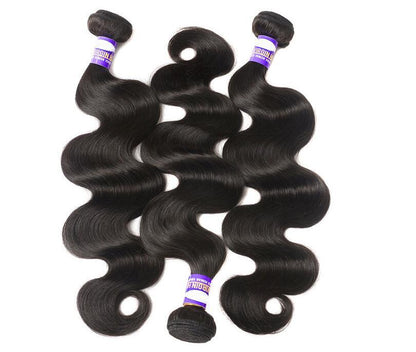 Body Wave Brazilian Hair Curtain - Premium Real Human Hair, 8-30 Inch