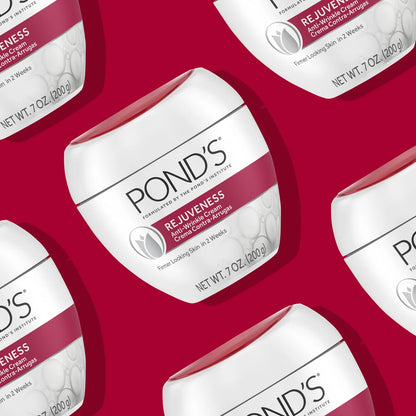 Pond’S Rejuveness Anti-Wrinkle Cream, anti Aging Face Moisturizer for All Skin 7 Oz