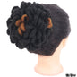 African Wig Bun Hair Bag Drawstring Dreadlocks Afro Hair Bun - High-Temperature Fiber