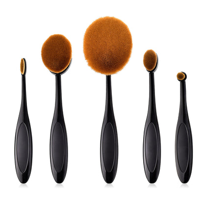 Oval Makeup Brush – Toothbrush-Shaped Design for Flawless Application