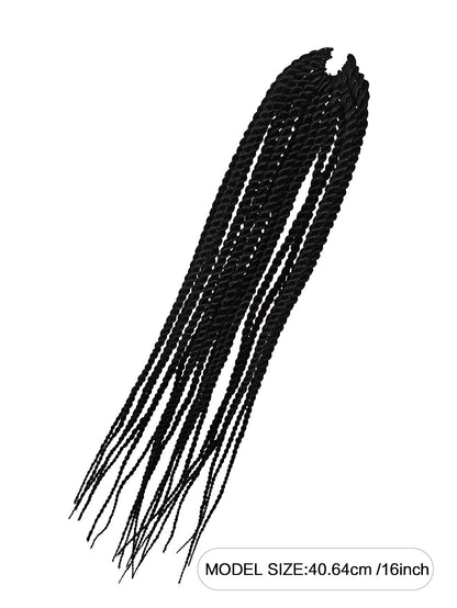 4X EZ Senegalese Long Crochet Braid – 16-Inch Synthetic Hair, Soft & Durable