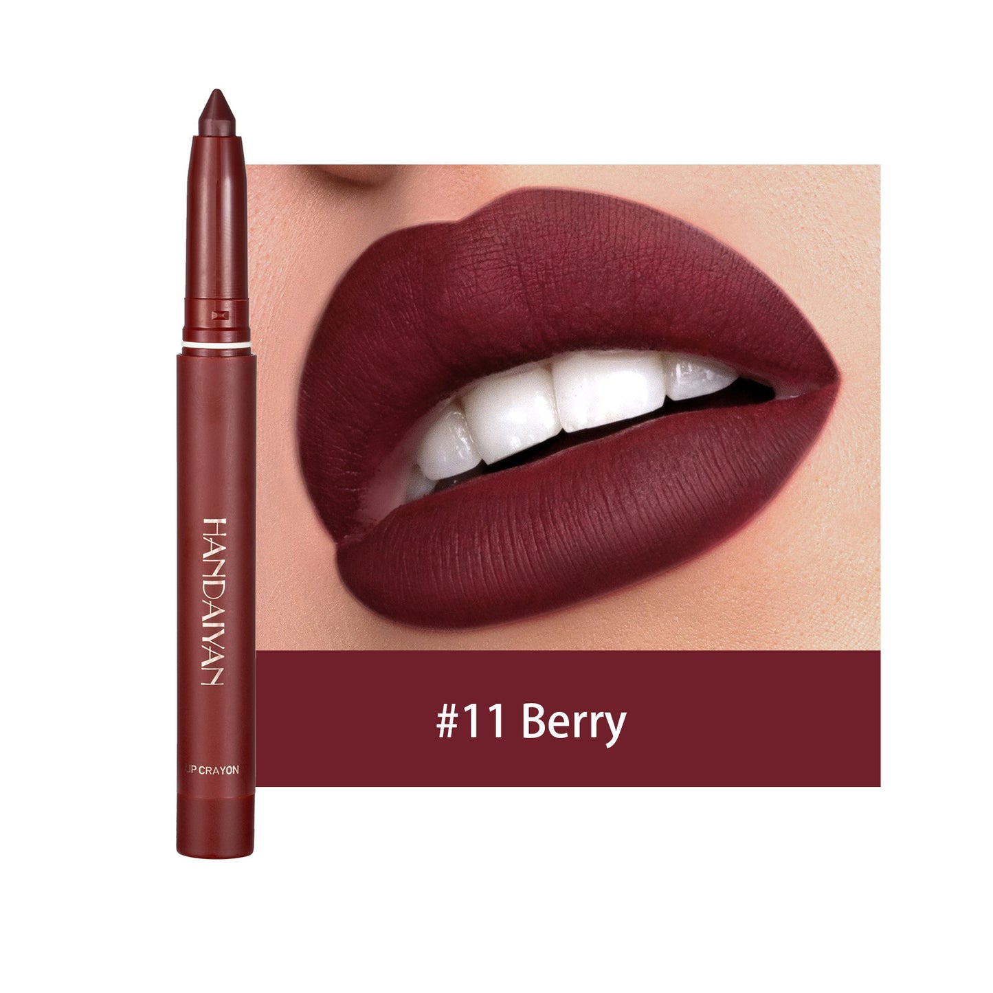 Not Easy to Fade Matte Lipstick Pen – Long-Lasting Colors in Peony and More