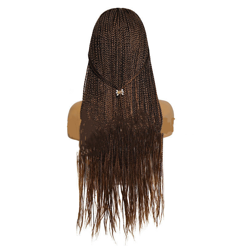 European and American Ice Silk Hair Band Wig – Effortless Elegance