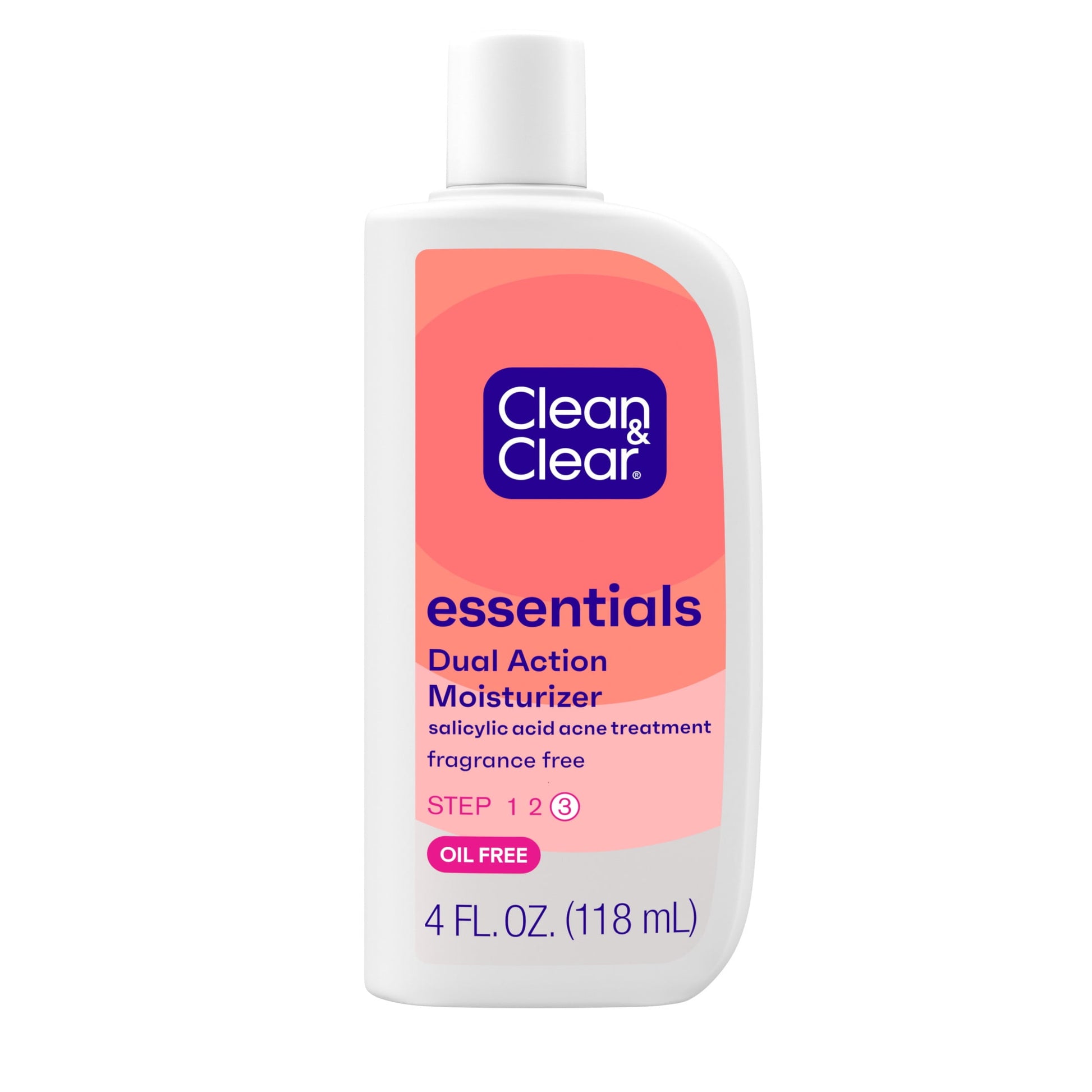 Essentials Dual Action Acne Facial Moisturizer, 4 Fl. Oz