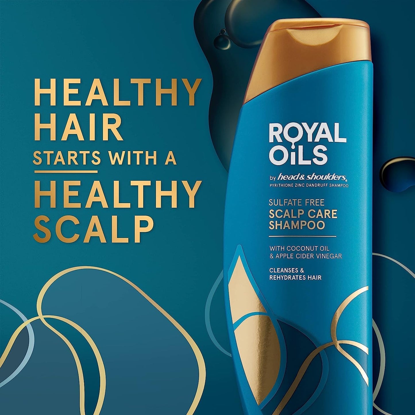 Head & Shoulders Royal Oils Moisturizing Shampoo with Coconut Oil & Apple Cider Vinegar