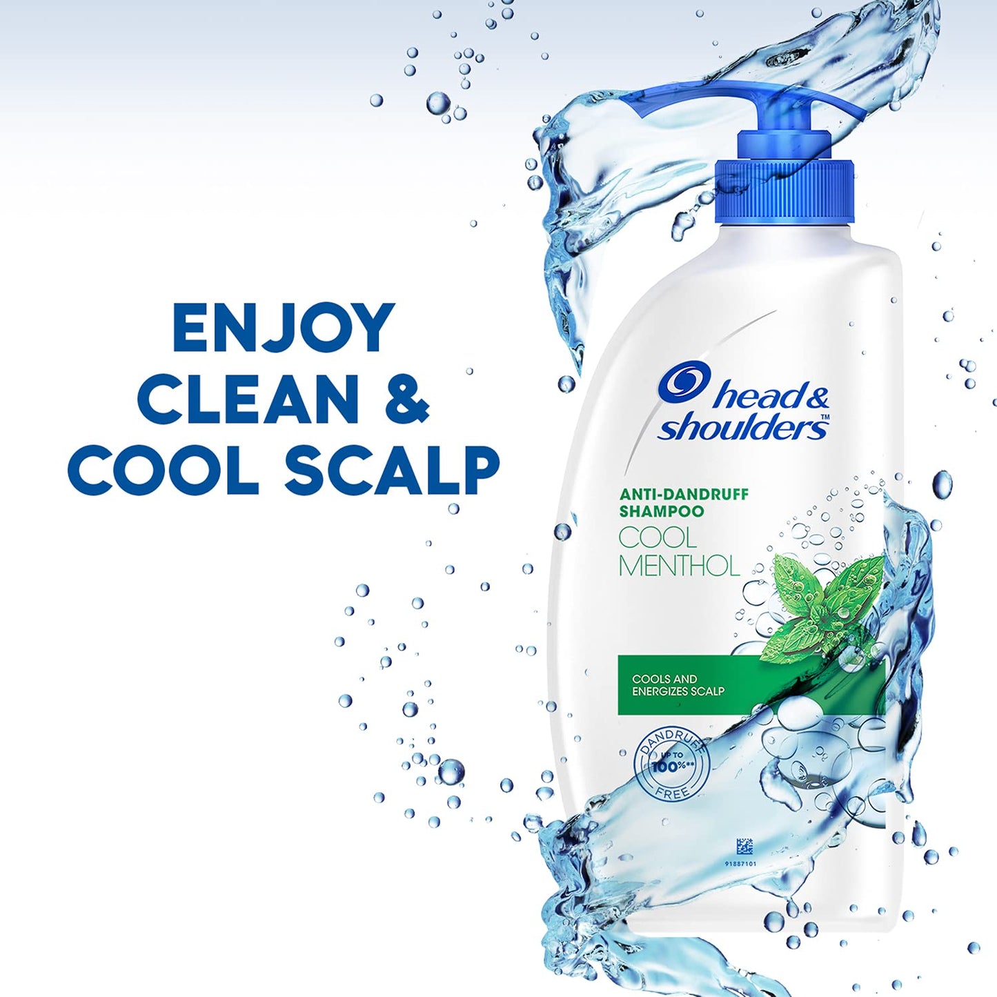 Head & Shoulders Cool Menthol Anti-Dandruff Shampoo - 675ml