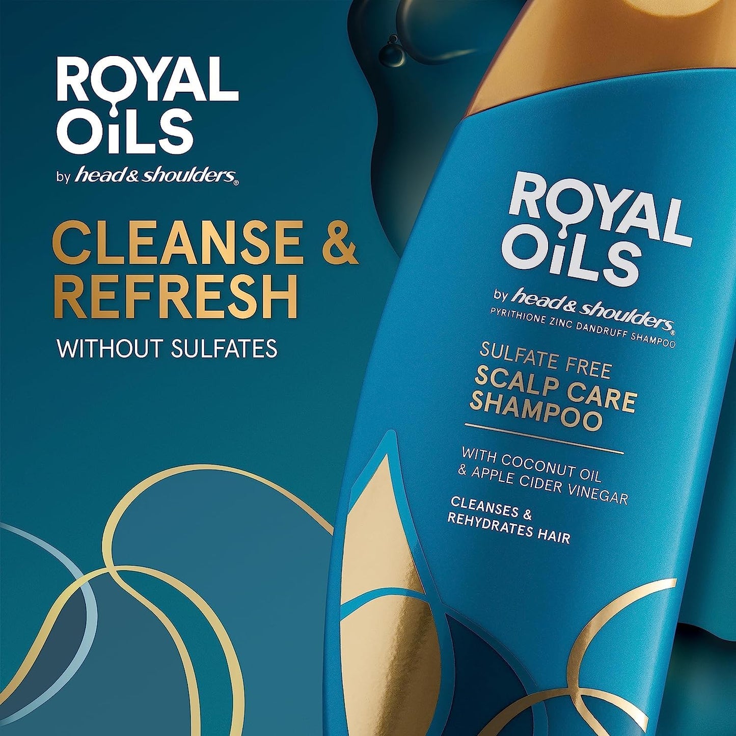 Head & Shoulders Royal Oils Moisturizing Shampoo with Coconut Oil & Apple Cider Vinegar