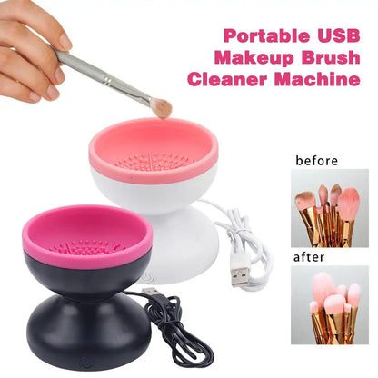 Electric Makeup Brush Cleaner Machine - Effortless Brush Cleaning Solution