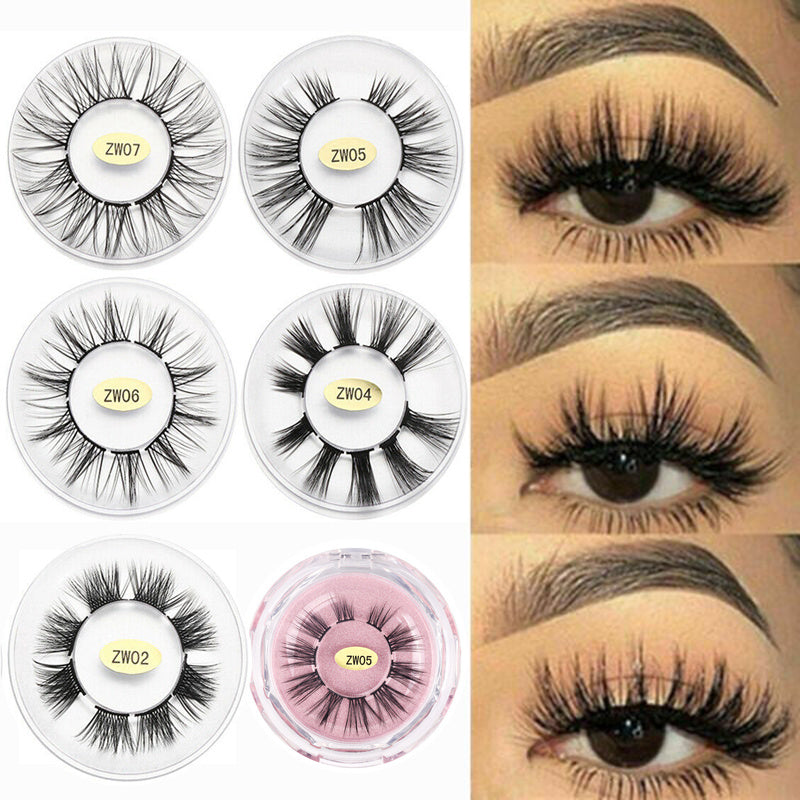 Segmented Grafting Natural Soft Multi-Layer Thick False Eyelashes – Customizable, High-Quality Chemical Fiber (Crystal Box)