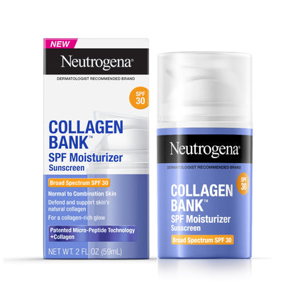 Collagen Bank Daily Face Moisturizer with SPF 30, 2 Fl. Oz