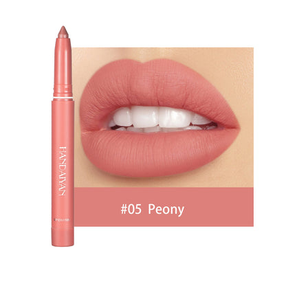 Not Easy to Fade Matte Lipstick Pen – Long-Lasting Colors in Peony and More