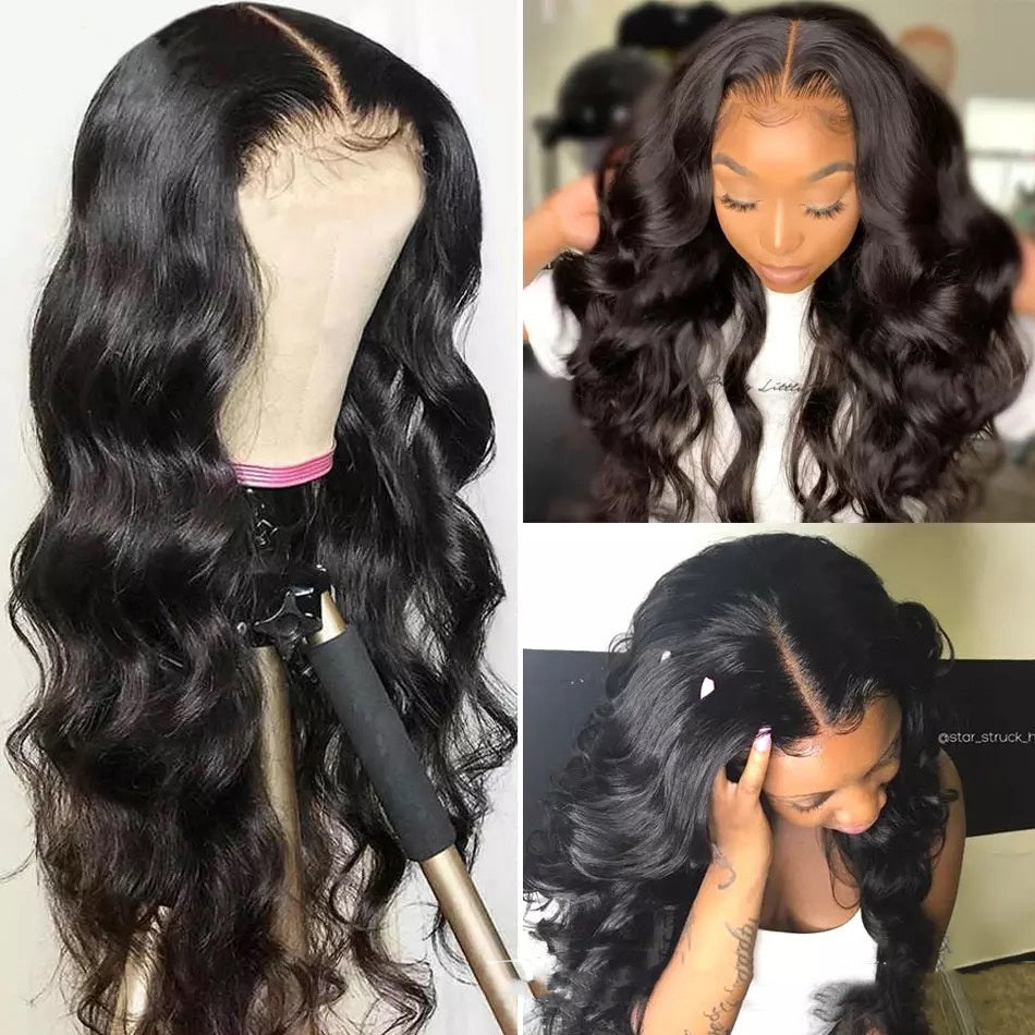 Body Wave Human Hair Lace Front Wigs – Customizable Lengths, Densities & Styles