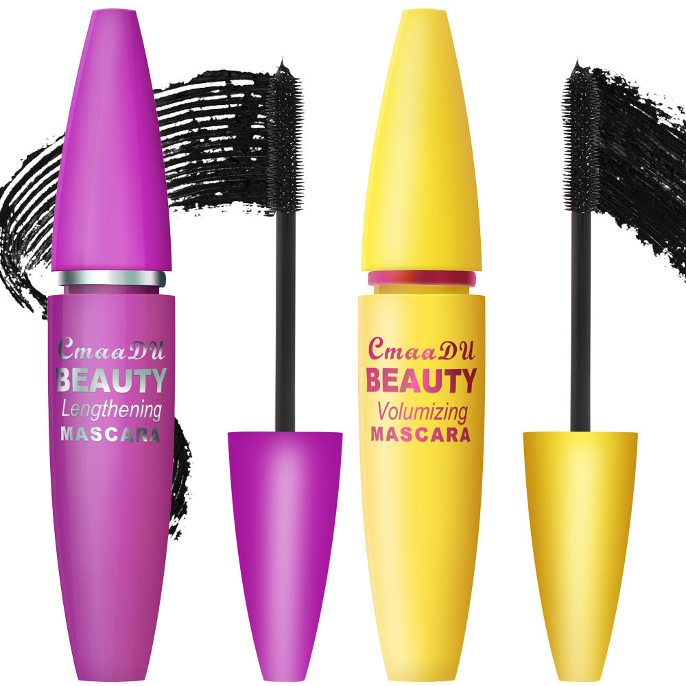 4D Thick Waterproof Mascara - Long Lasting Lengthening Black