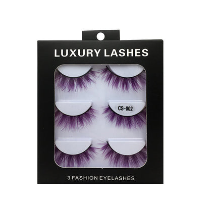 Natural 3D Thick False Eyelashes – High-Grade, Full & Voluminous Look