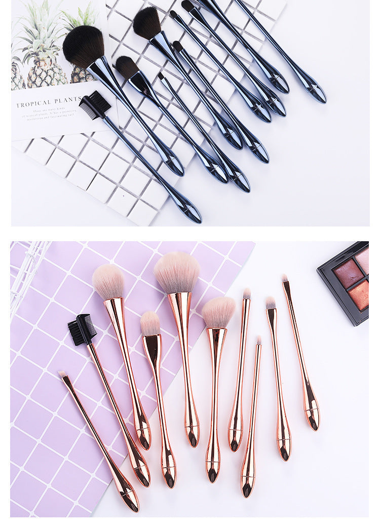 Small Waist Makeup Brush Set - Beauty Essentials for Precision and Style