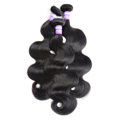 Body Wave Brazilian Hair Curtain - Premium Real Human Hair, 8-30 Inch