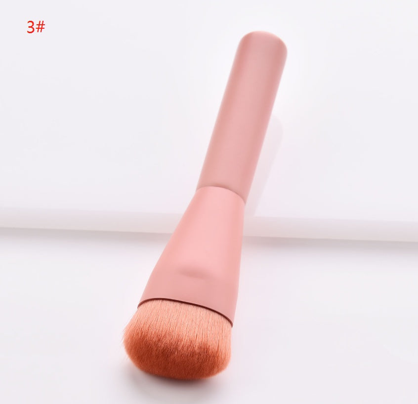 10-Piece High-End Wooden Makeup Brush Set