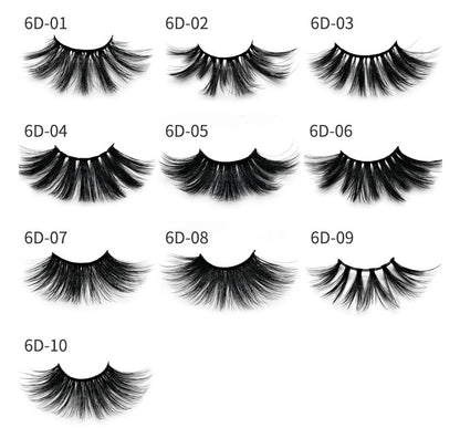 Nethong 25mm 6D Mink False Eyelashes – Dramatic Volume & Bold Style