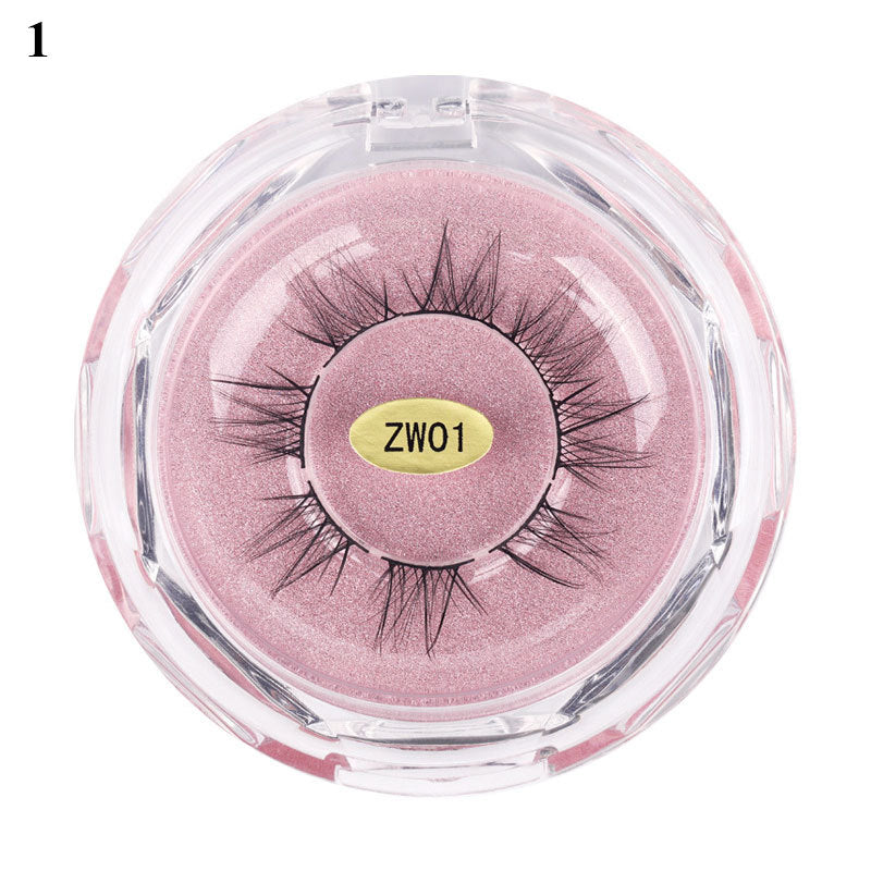 Segmented Grafting Natural Soft Multi-Layer Thick False Eyelashes – Customizable, High-Quality Chemical Fiber (Crystal Box)