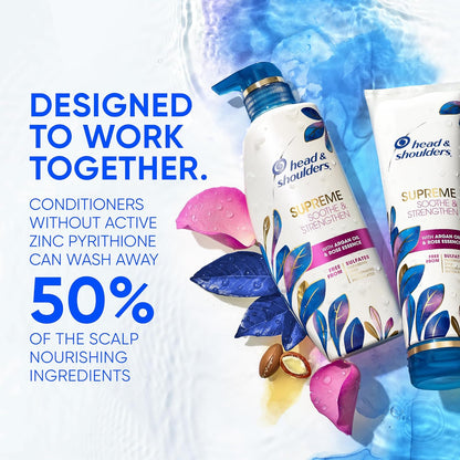 Head & Shoulders Supreme Sulfate Free Conditioner with Argan Oil & Rose Essence