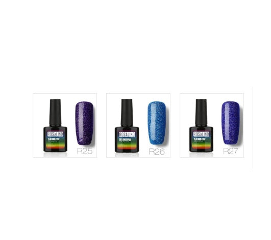 ROSALIND Star Studded Rainbow UV Gel Nail Polish – Add Sparkle to Your Nails!