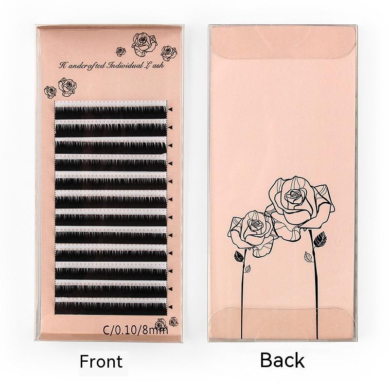 Single Dense Row Grafting Eyelashes - Handmade with Imported Fiber