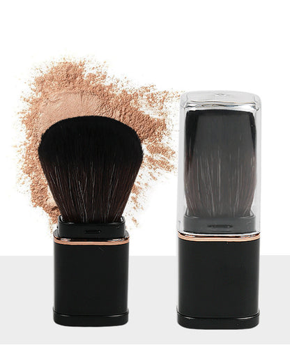 Portable Retractable Powder Blusher Brush – Soft, Compact, and Travel-Ready