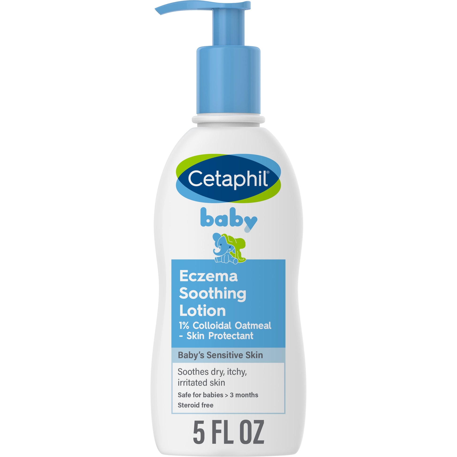 Baby Eczema Soothing Lotion with Colloidal Oatmeal for Dry, Itchy and Irritated Skin, 5 Oz