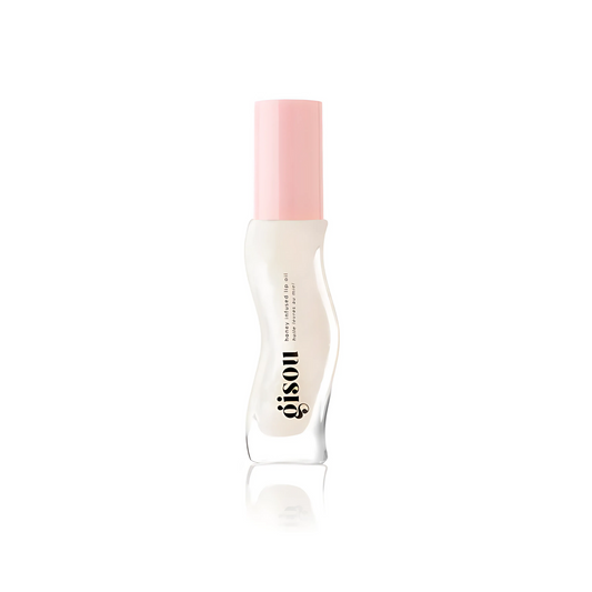 Gisou Honey Infused Lip Oil Coconut Frost with crystal shimmer and tropical coconut scent for glossy, hydrated lips. Shop Now at VIMP BEAUTY.






