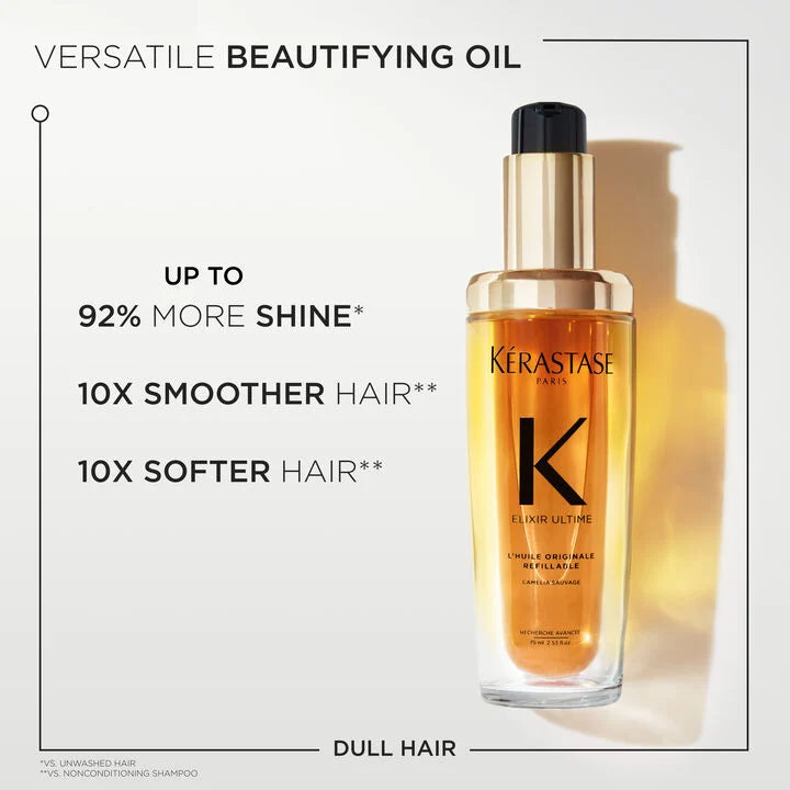 Shop Kérastase Elixir Ultime Refillable Hydrating Hair Oil – Next-Gen Iconic Hair Oil at VIMP BEAUTY