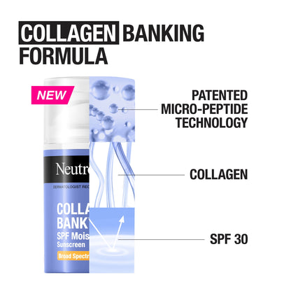 Collagen Bank Daily Face Moisturizer with SPF 30, 2 Fl. Oz